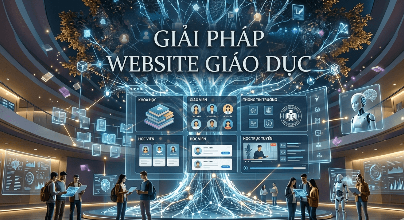Giải Pháp Thiết Kế Website Giáo Dục