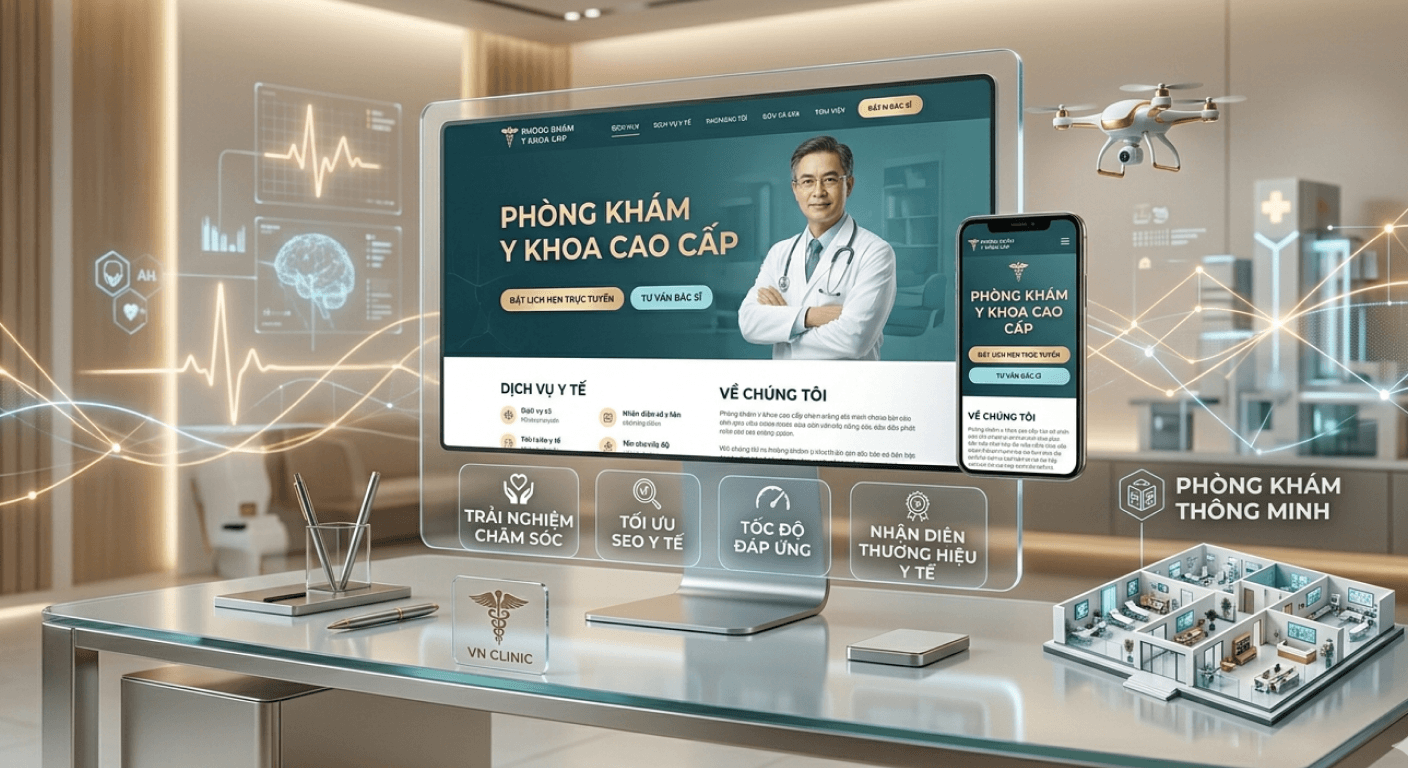 Thiết Kế Website Phòng Khám Chuyên Nghiệp