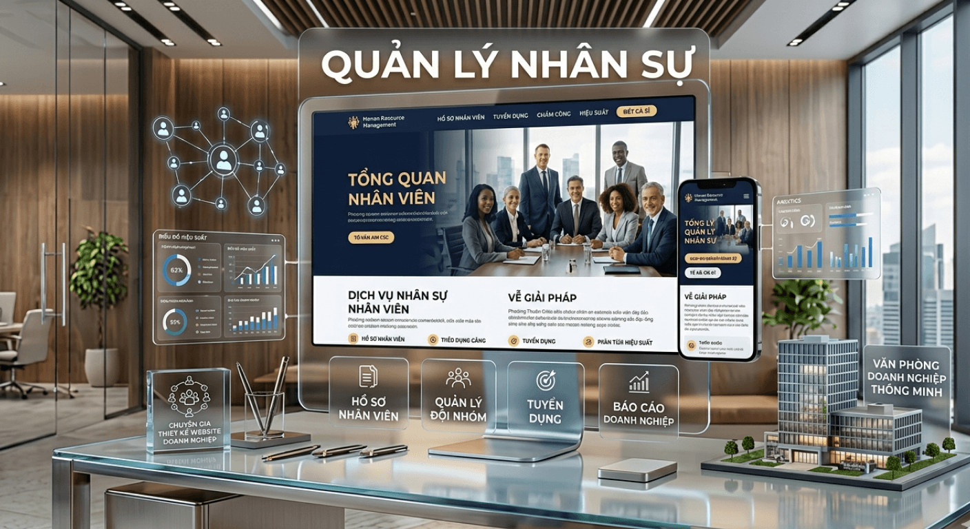 Dịch vụ Thiết Kế Website Quản Lý Nhân Sự