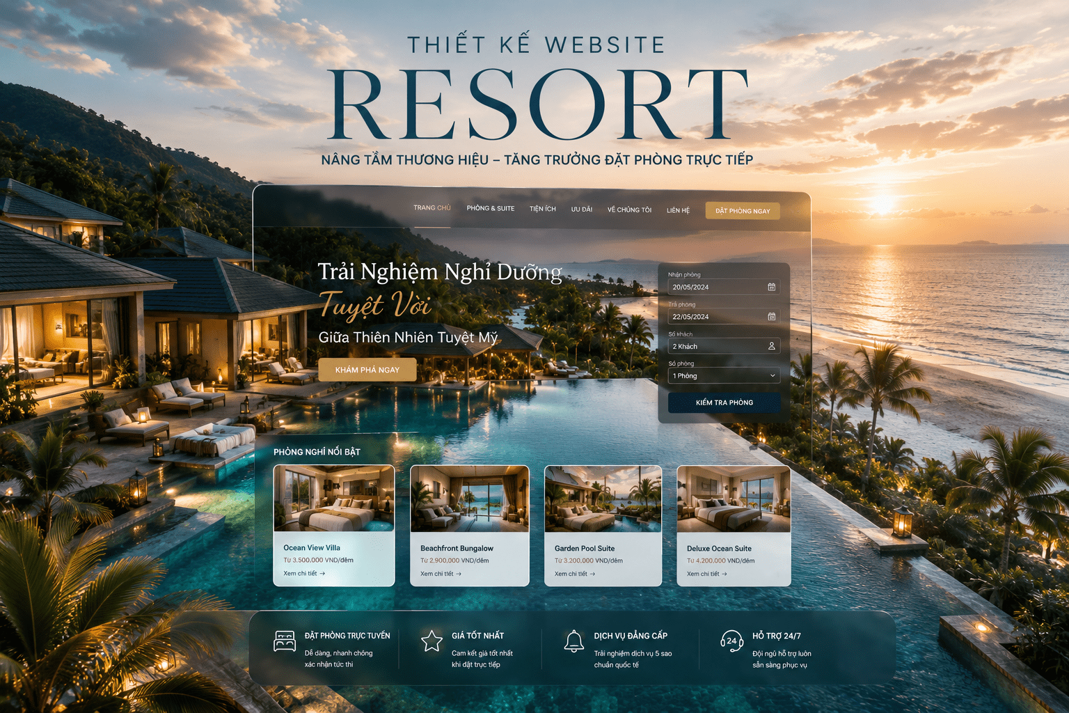 Dịch vụ Thiết Kế Website Nhà Hàng