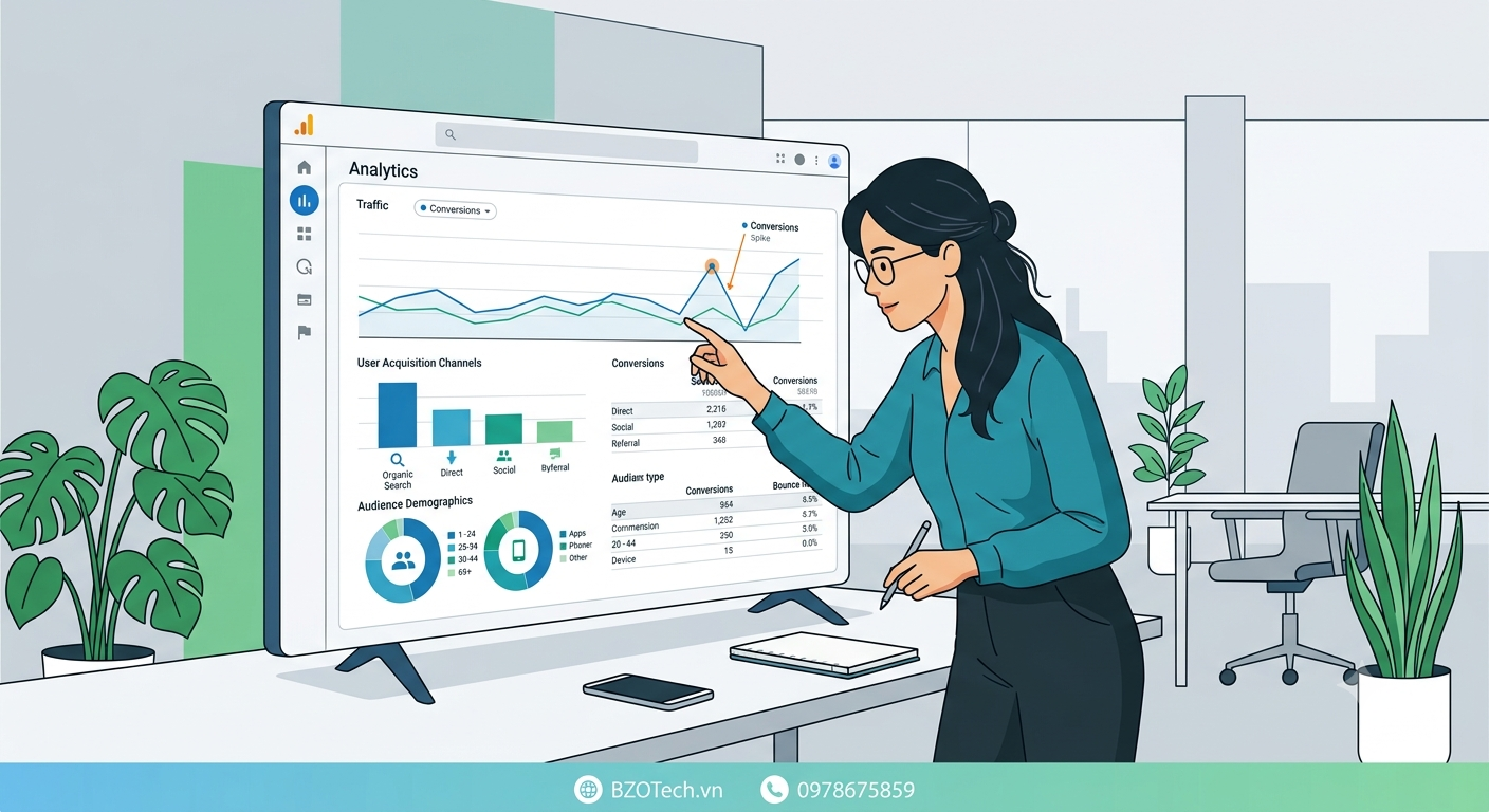 Google Analytics 4 (GA4): Khai Thác Dữ Liệu Hành Vi Người Dùng Để Tối Ưu SEO Toàn Diện