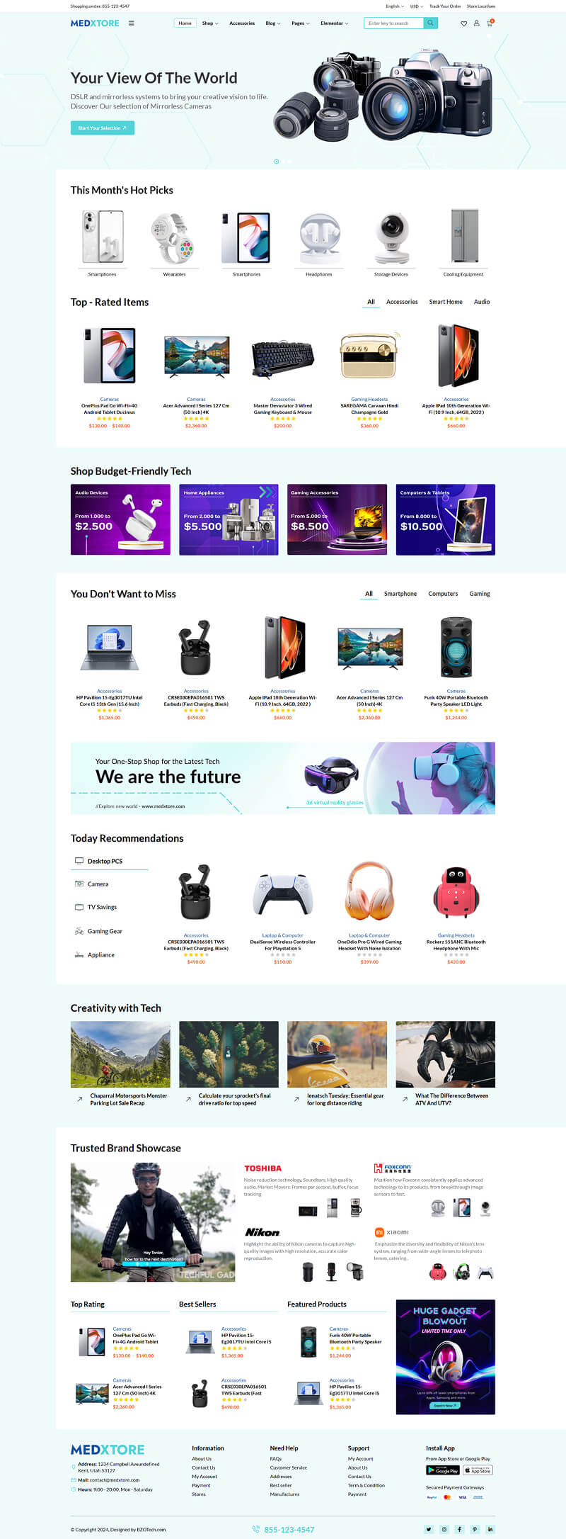 Giao Diện WordPress Bán Hàng Điện Máy, Thiết Bị Điện Tử