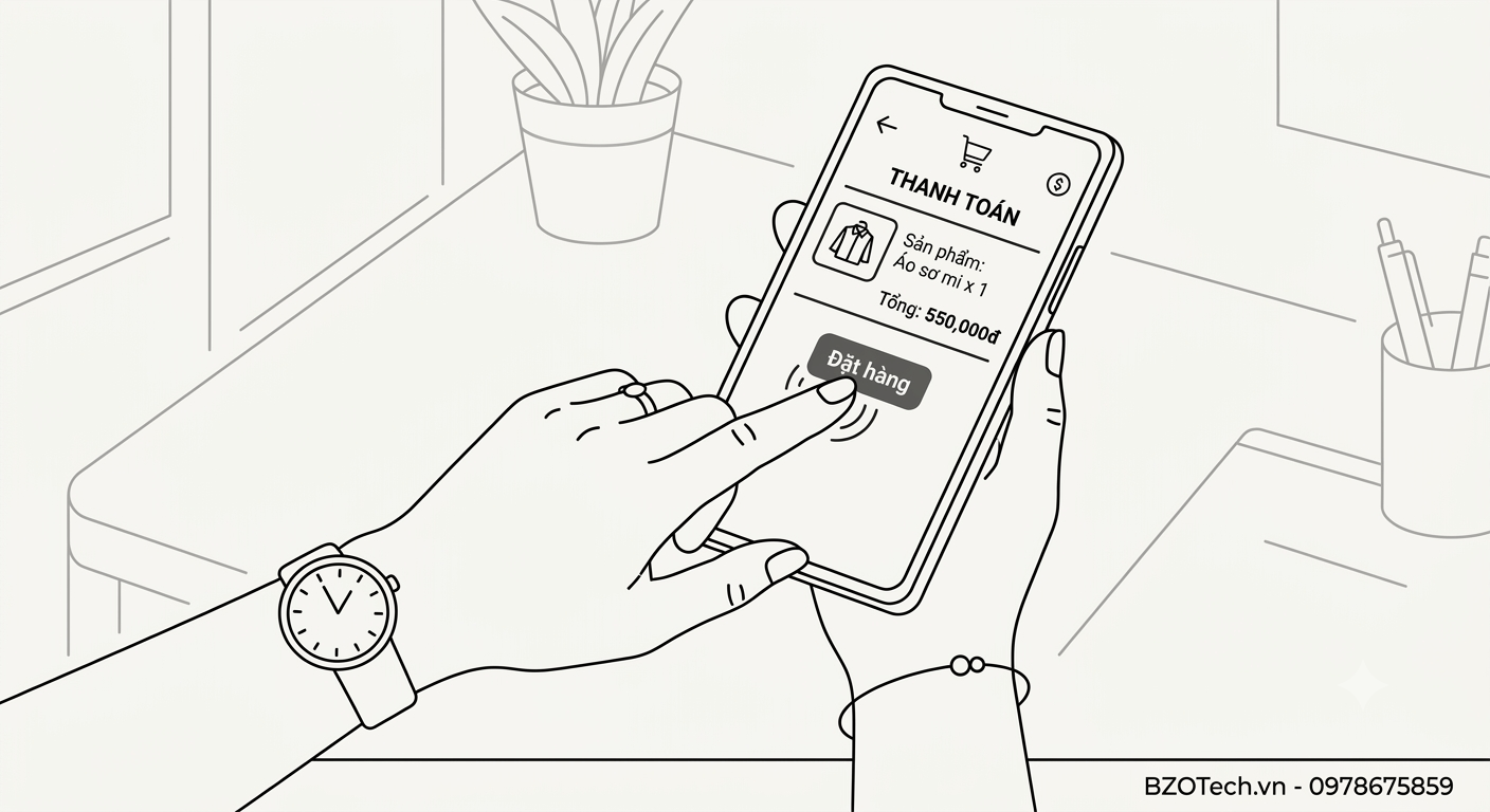 Thiết kế Micro-interactions: Biến website thành trải nghiệm mua sắm mượt mà